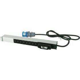 Canovate 8XC13 1U 19 16A 1.5 mt Güç Dağıtım Birimi Devre Kesicili PDU