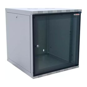 Canovate Eko Serisi 15U 540x550 mm Yan Panelli Tek Gövdeli Gri Duvar Tipi Kabinet
