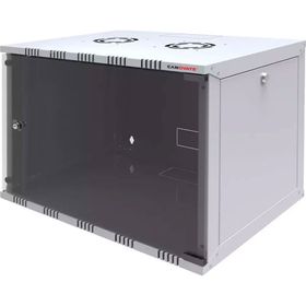 Canovate Eko Serisi 6U 540x550 mm Yan Panelli Tek Gövdeli Gri Duvar Tipi Kabinet