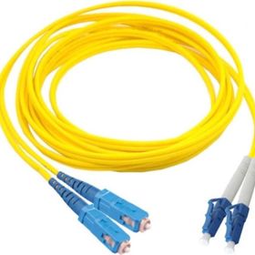 Canovate SC/LC LSZH Dubleks SM 12 mt Çap 2 mm Fiber Optik Patch Kablo