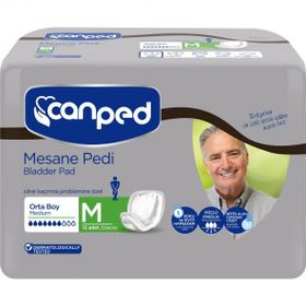 Canped 12 Adet M Beden Orta Erkek Hasta Mesane Pedi