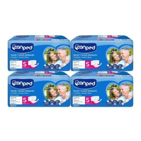 Canped 120 Adet 4 Paket Belbantlı Small Hasta Bezi