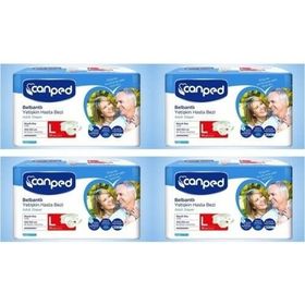 Canped 120 Adet 4 Paket Belbantlı XL Hasta Bezi