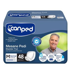Canped 12'li Normal 48 Adet Erkek Mesane Pedi