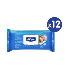 Canped 12x48 576 Yaprak XL Vücut Temizleme Havlusu