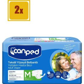 Canped 2x30 Adet Süper Eko Orta Yetişkin Hasta Altı Bezi