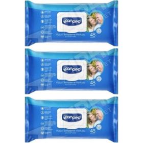 Canped 48'li 3 Paket Vücut Temizleme Havlusu