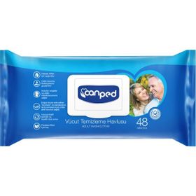 Canped 48'li Kilitli Paket Vücut Temizleme Havlusu