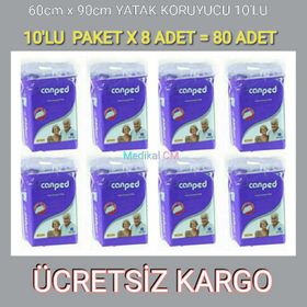 Canped 60x90 80 Adet Yatak Koruyucu Örtü