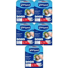 Canped 70 Adet Büyük Boy Gece Yetişkin Bel Bantlı Hasta Bezi