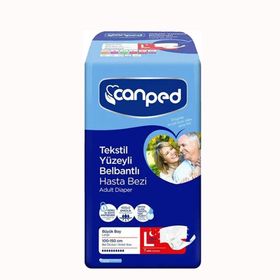 Canped 7'li Büyük Boy Yetişkin Bel Bantlı Gece Hasta Bezi