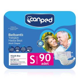 Canped 90 Adet S Belbantlı Tekstil Yüzey Hasta Bezi