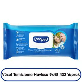 Canped 9x48 432 Yaprak XL Vücut Temizleme Havlusu