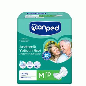 Canped Anatomik 10x16 Adet Orta Boy Hasta Bezi