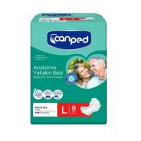 Canped Anatomik Büyük 64 Adet Hasta Bezi