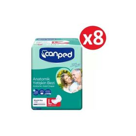 Canped Anatomik Large 64 Adet Hasta Bezi