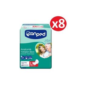 Canped Anatomik Large 64 Adet Hasta Bezi
