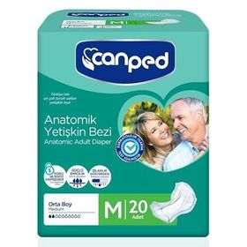 Canped Anatomik Normal Medium 20 Adet Hasta Bezi