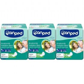Canped Anatomik Normal Medium 30 Adet Hasta Bezi