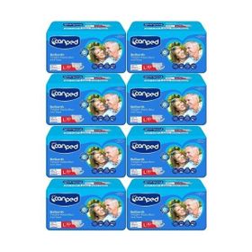 Canped Bel Bantlı Tekstil Yüzey Large-Büyük Boy 8x30 Adet Yetişkin Hasta Bezi