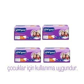 Canped Bel Bantlı XS 120 Adet Hasta Bezi