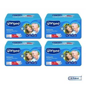 Canped Belbantlı Büyük Boy Large 120'li Hasta Bezi