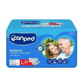 Canped Belbantlı Büyük Boy Large 46 Adet Hasta Bezi
