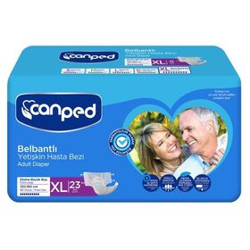 Canped Belbantlı Extra Büyük Boy XL 23 Adet Hasta Bezi