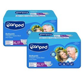 Canped Belbantlı Extra Büyük Boy XL 46 Adet Hasta Bezi