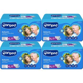 Canped Belbantlı Extra Büyük Boy XL 92 Adet Hasta Bezi