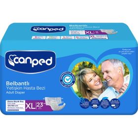 Canped Belbantlı Extra Büyük Boy Yetişkin 23 Adet Hasta Bezi