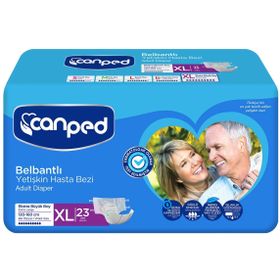Canped Belbantlı Extra Büyük Boy Yetişkin 23 Adet Hasta Bezi