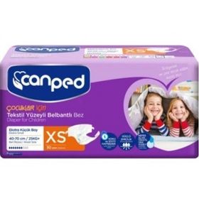 Canped Belbantlı Extra Küçük 30 Adet Hasta Bezi