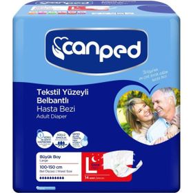 Canped Belbantlı Gece Büyük Eko Large Night 14'lü Hasta Bezi