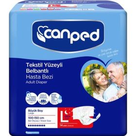 Canped Belbantlı Gece Büyük Eko Large Night 14'lü Hasta Bezi