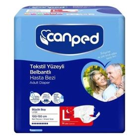 Canped Belbantlı Gece Büyük Eko Large Night 14'lü Hasta Bezi