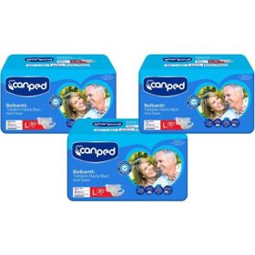 Canped Belbantlı Large 3x30 Adet Hasta Bezi