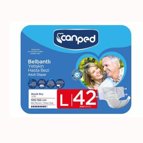 Canped Belbantlı Large Beden 7x6 Adet Yetişkin Hasta Bezi
