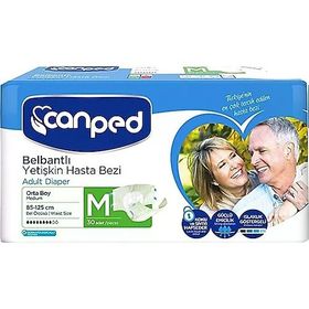 Canped Belbantlı Medium 30 Adet Hasta Bezi