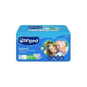 Canped Belbantlı Orta Boy 23 Adet M Hasta Bezi