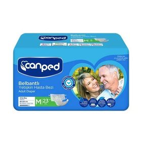 Canped Belbantlı Orta Boy 23 Adet M Hasta Bezi