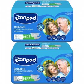Canped Belbantlı Orta Boy Medium 46 Adet Hasta Bezi