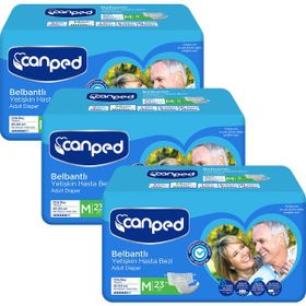 Canped Belbantlı Orta Boy Medium 69 Adet Hasta Bezi