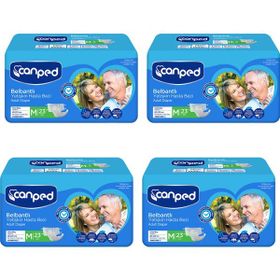 Canped Belbantlı Orta Boy Medium 92 Adet Hasta Bezi