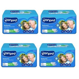 Canped Belbantlı Orta Boy Medium 92 Adet Hasta Bezi