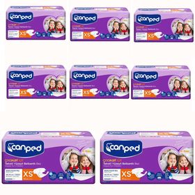 Canped Belbantlı Tekstil Yüzeyli Ekstra Küçük 8x30 Adet Hasta Bezi