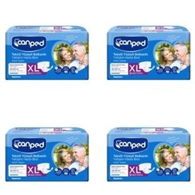 Canped Belbantlı Tekstil Yüzeyli Xlarge 30 Adet x 4 Paket Hasta Bezi