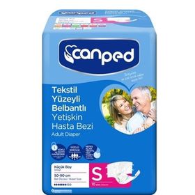 Canped Belbantlı Yetişkin Hasta Bezi - Küçük ( Small ) 10 Adet