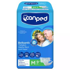 Canped Belbantlı Yetişkin M Beden 3x9 Hasta Bezi