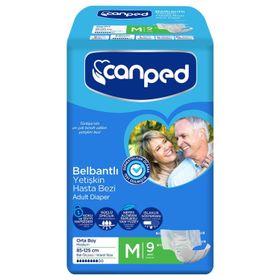 Canped Belbantlı Yetişkin M Beden 3x9 Hasta Bezi